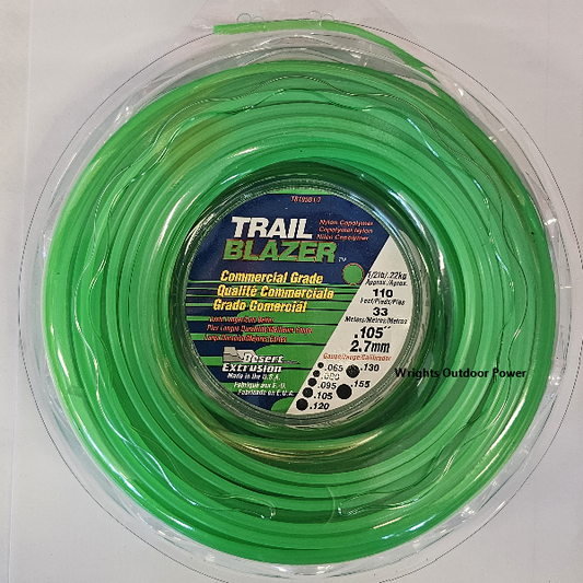 Trail Blazer |  Round Trimmer Line Nylon 1/2lb Donut .105 (2.7mm)