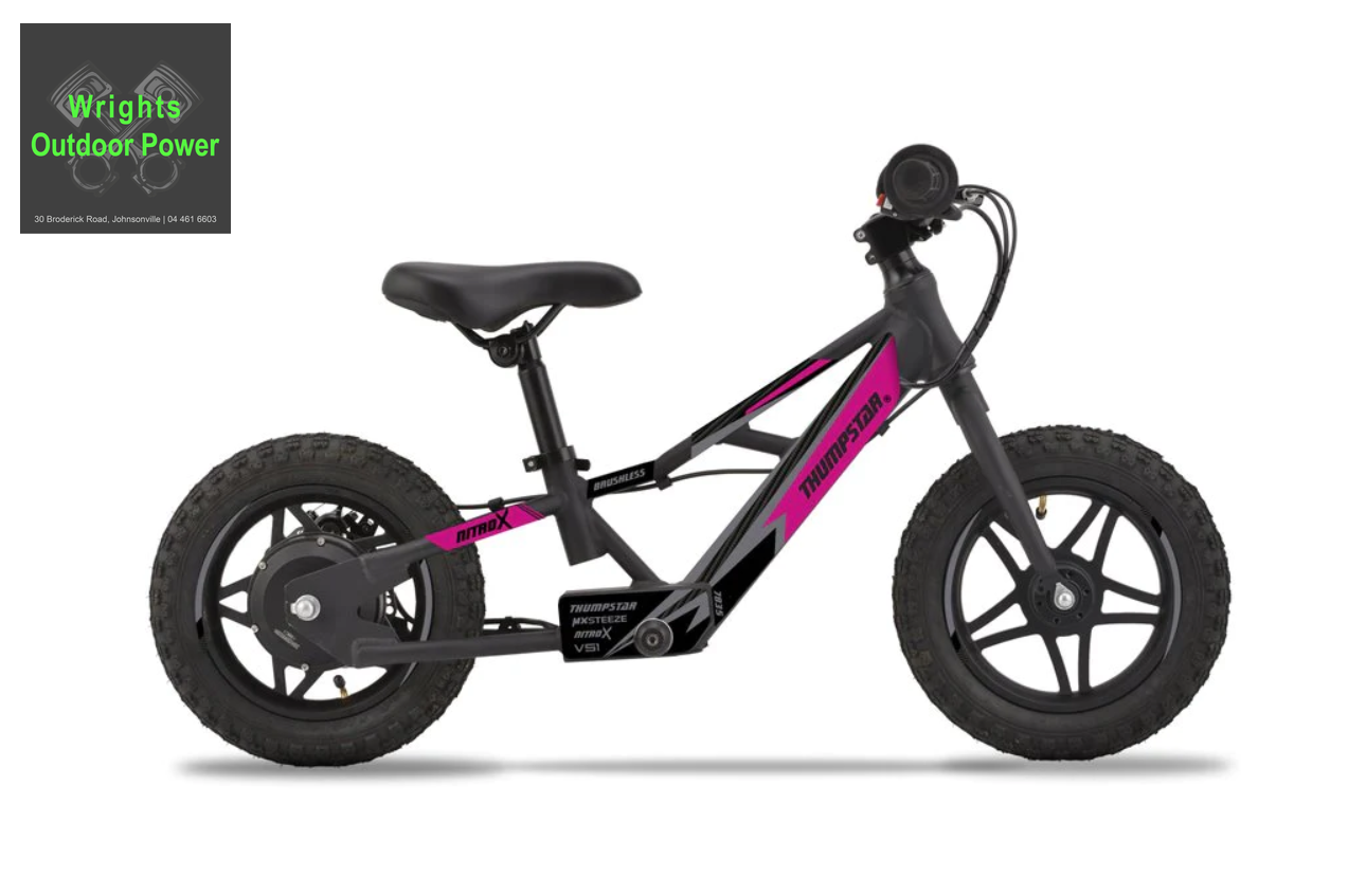 TSE 12 Electric Balance Bike Wrights Outdoor Power Johnsonville Wellington